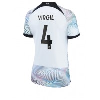 Fotbalové Dres Liverpool Virgil van Dijk #4 Dámské Venkovní 2022-23 Krátký Rukáv
